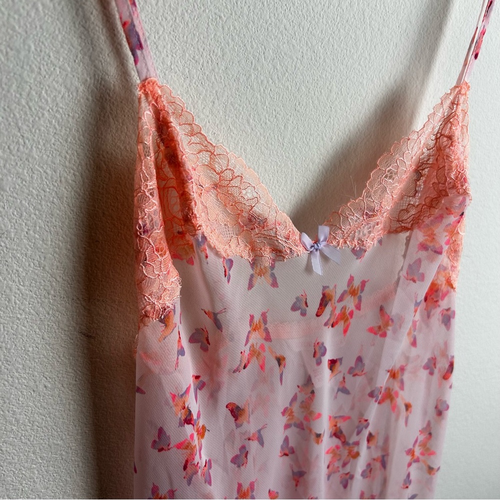 Victoria's Secret Butterfly print sheer slip dress size: XS - Picture 3 of 14